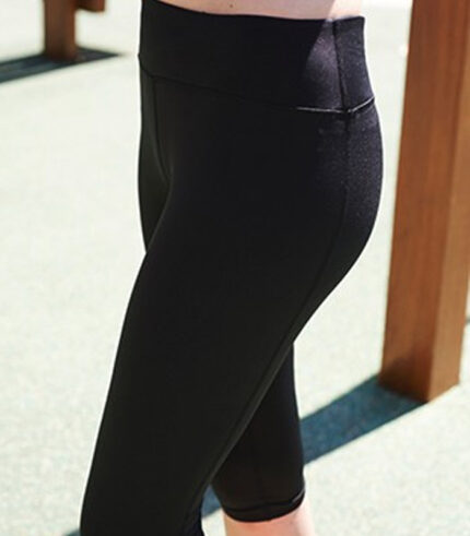 Ladies High Waisted 3/4 Length Gym Tight